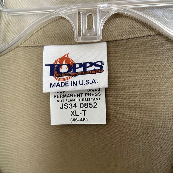 Topps Men's XL-T Coveralls - Picture 3 of 3